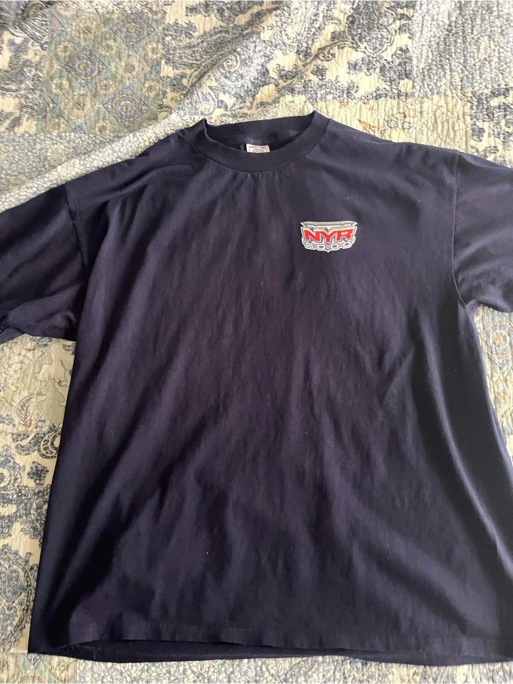 New York Rangers 2000 - first home game Sleeve Graphic Tee - Men